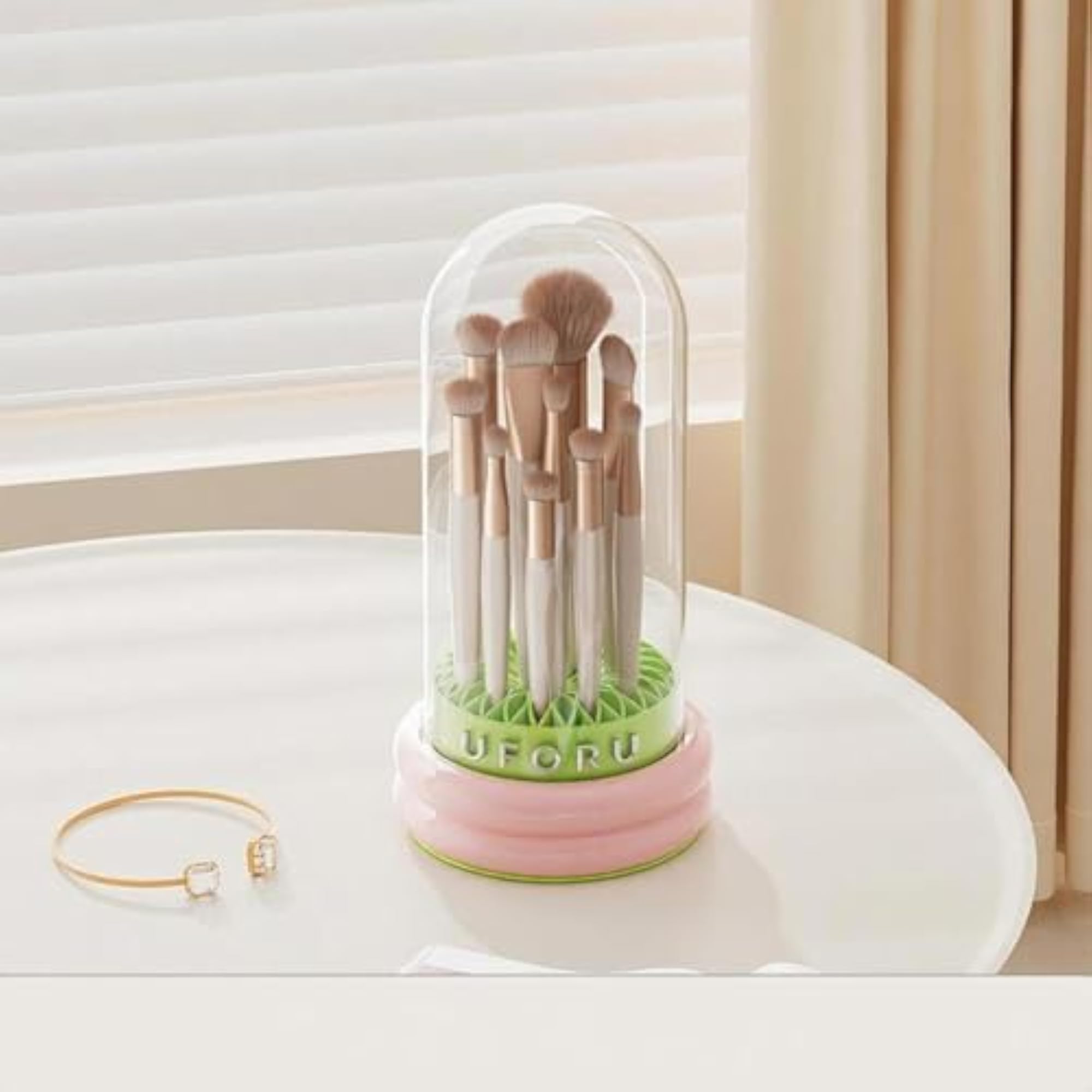 Makeup Brush Organizer, Dustproof Storage Box